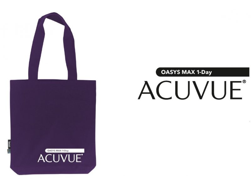 Acuvue Oasys 1-Day Max canvas tas