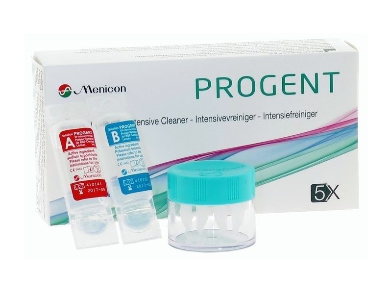 Progent SP-Intensivreiniger (2x5 db), eiwitverwijderende conditioner - voor harde contactlenzen